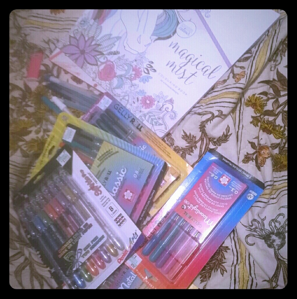 Gelly roll pens